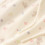 Sleepy Fairy Floral Deer Hoodie And Flare Pants Set