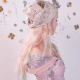 Rose Island Fairy Whisper Vintage Headscarf Small Square Scarf