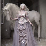 Blood Supply Moonlight Spirit Floral Elf Corset