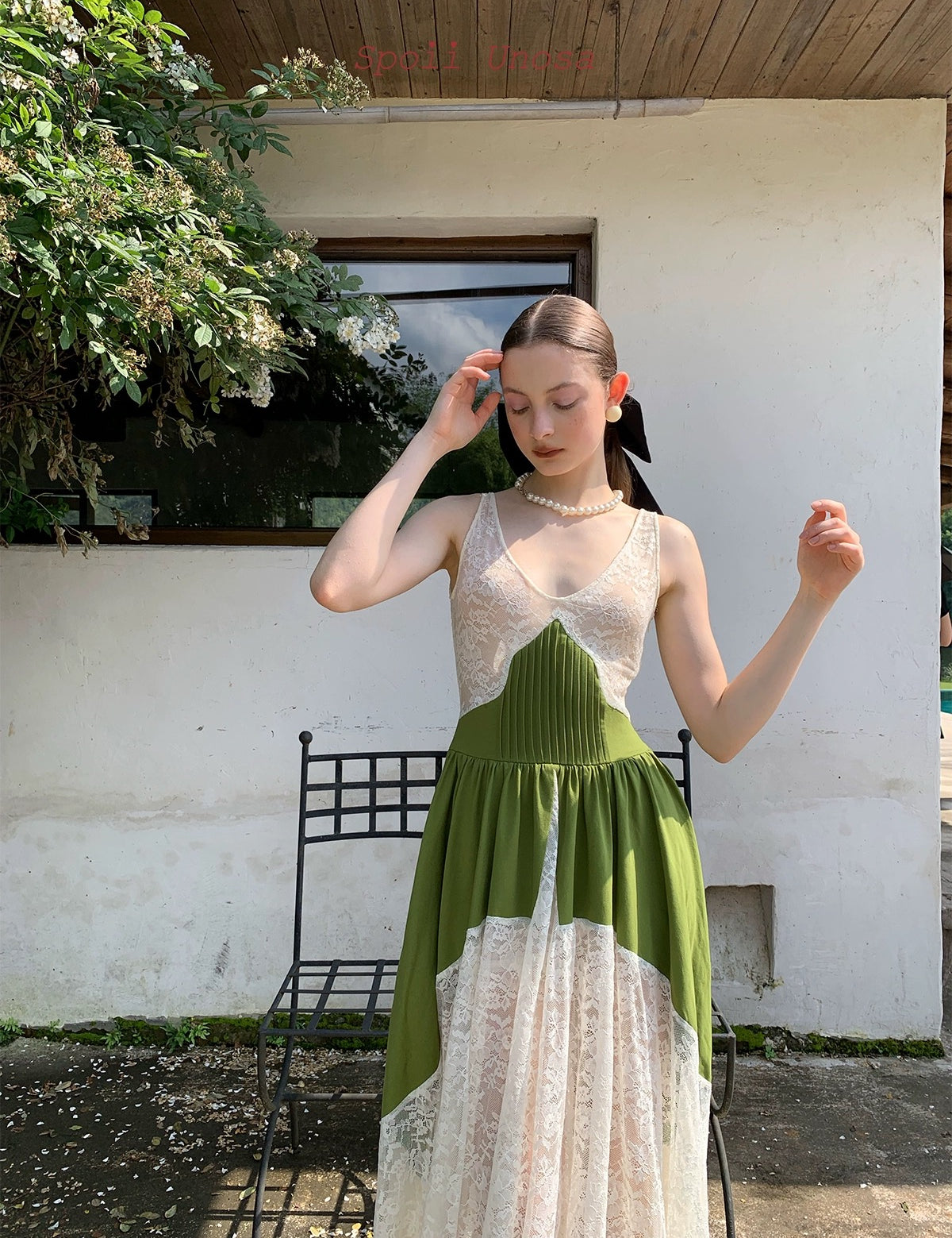 Get trendy with [SPOII UNOSA] Cottage Fairy Tale Lace Dress Holiday Dress Gown -  available at Peiliee Shop. Grab yours for $86 today!
