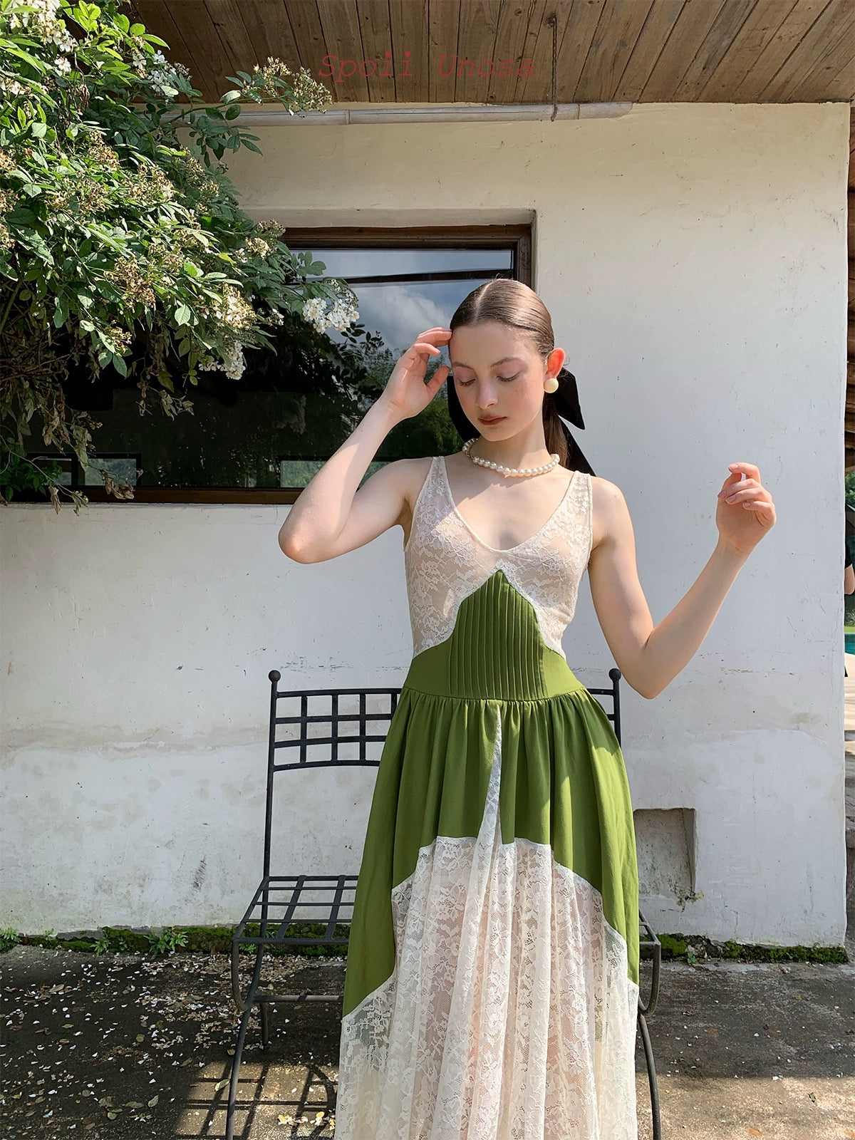 Get trendy with [SPOII UNOSA] Cottage Fairy Tale Lace Dress Holiday Dress Gown -  available at Peiliee Shop. Grab yours for $86 today!