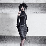 [Blutversorgung] Shadow Stalker Gothic Hemd aus Kunstwolle