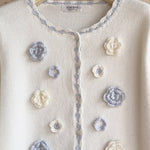 Get trendy with Snow White’s Floral Knitted Cardigan - Sweater available at Peiliee Shop. Grab yours for $23 today!