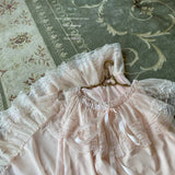 Inès Blossom Lace Nightdress Home Sleepwear