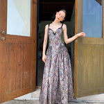 Get trendy with [SPOII UNOSA] Imperial Baroque French Lace Floral MIDI Dress Gown -  available at Peiliee Shop. Grab yours for $78 today!