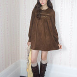 MineBeThyVers Autumn Fawn Babydoll Dress