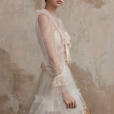 Fa Sogno Lueur de Lune Layered Tulle Skirt