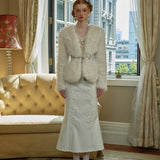 Get trendy with [SALE Sweden Warehouse] Embroidered Vintage White Court Skirt -  available at Peiliee Shop. Grab yours for $38 today!