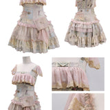 Rose Island Vintage Diary Storybook Patchwork Dress JSK