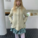 UNOSA Vanilla Rose Coat