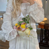 [Maßgeschneidert] Lily Dream Handgemachtes Baumwollkleid