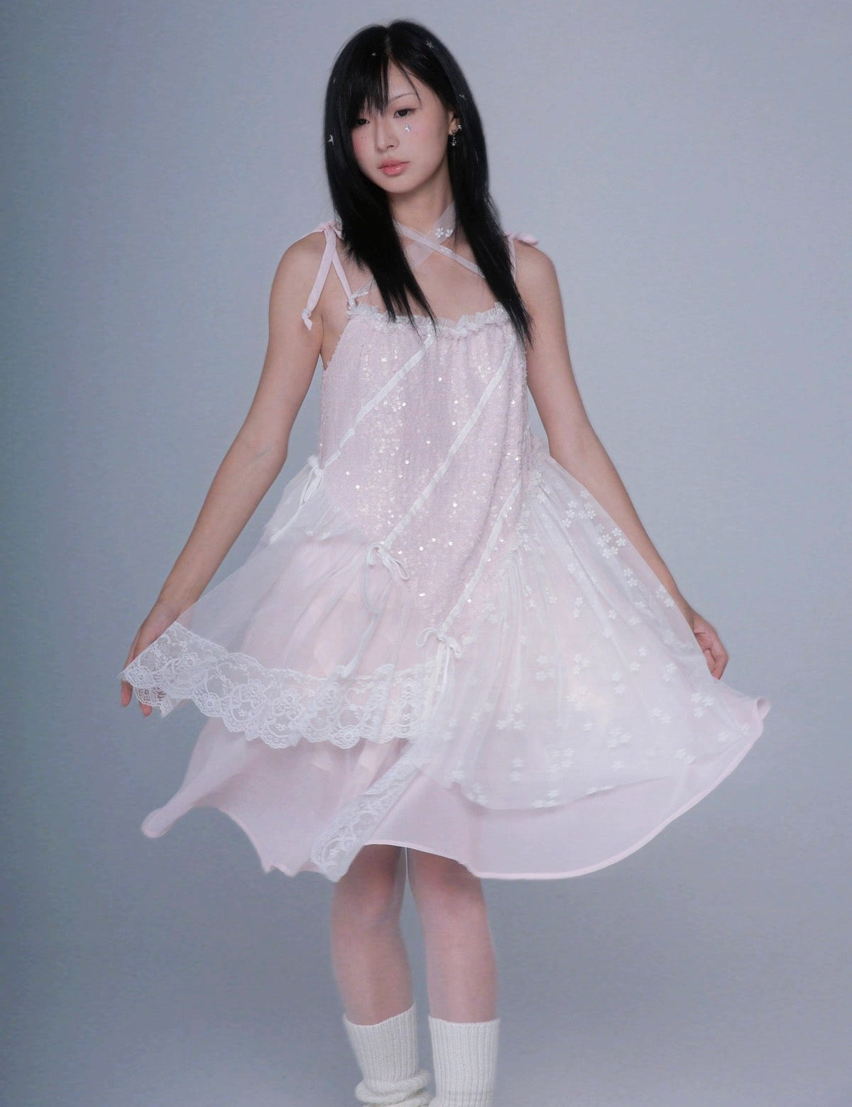 Get trendy with My baby pink soul - floral mini dress - Dress available at Peiliee Shop. Grab yours for $52 today!