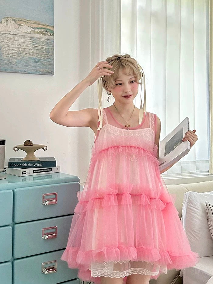 Get trendy with [August Unicorn] I’m not just a girl - transparent outer mini dress Christmas - Dresses available at Peiliee Shop. Grab yours for $62 today!