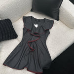Get trendy with [Customizable] Campus Chic My First Suit Mini Dress - Dress available at Peiliee Shop. Grab yours for $49.90 today!