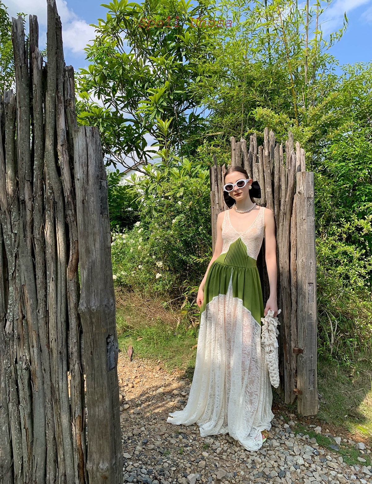 Get trendy with [SPOII UNOSA] Cottage Fairy Tale Lace Dress Holiday Dress Gown -  available at Peiliee Shop. Grab yours for $86 today!