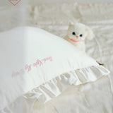 Sleepy Fairy Garden In Paris 100% Silk Pillow Case