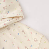 Sleepy Fairy Floral Deer Hoodie And Flare Pants Set