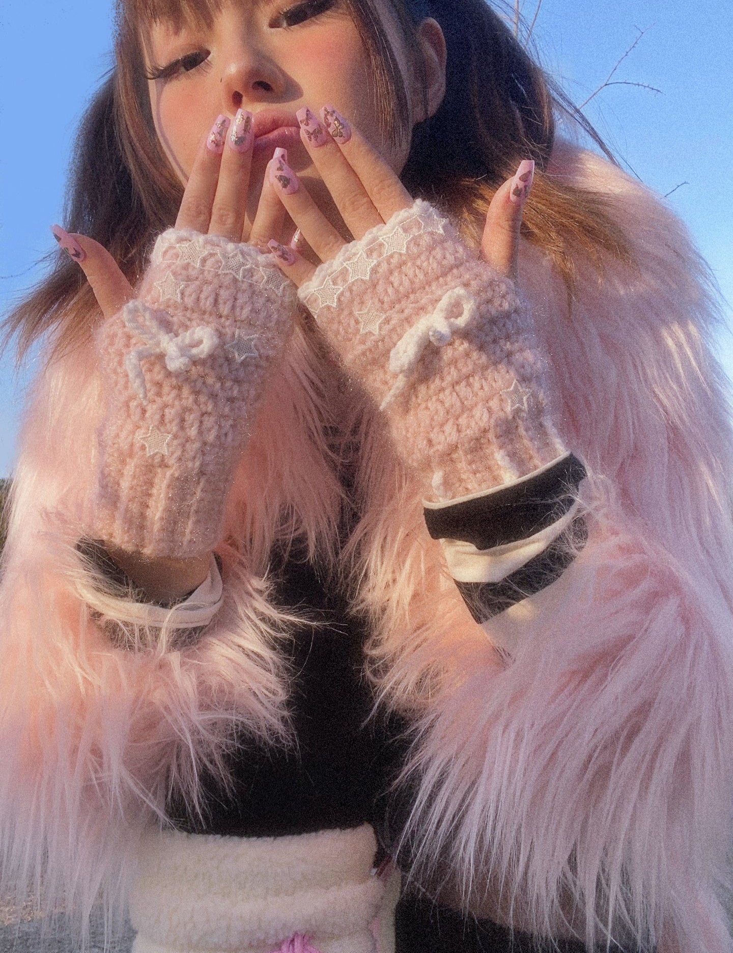 Get trendy with [Customized Handmade] Winter Soft Land Knitted Gloves -  available at Peiliee Shop. Grab yours for $24.80 today!