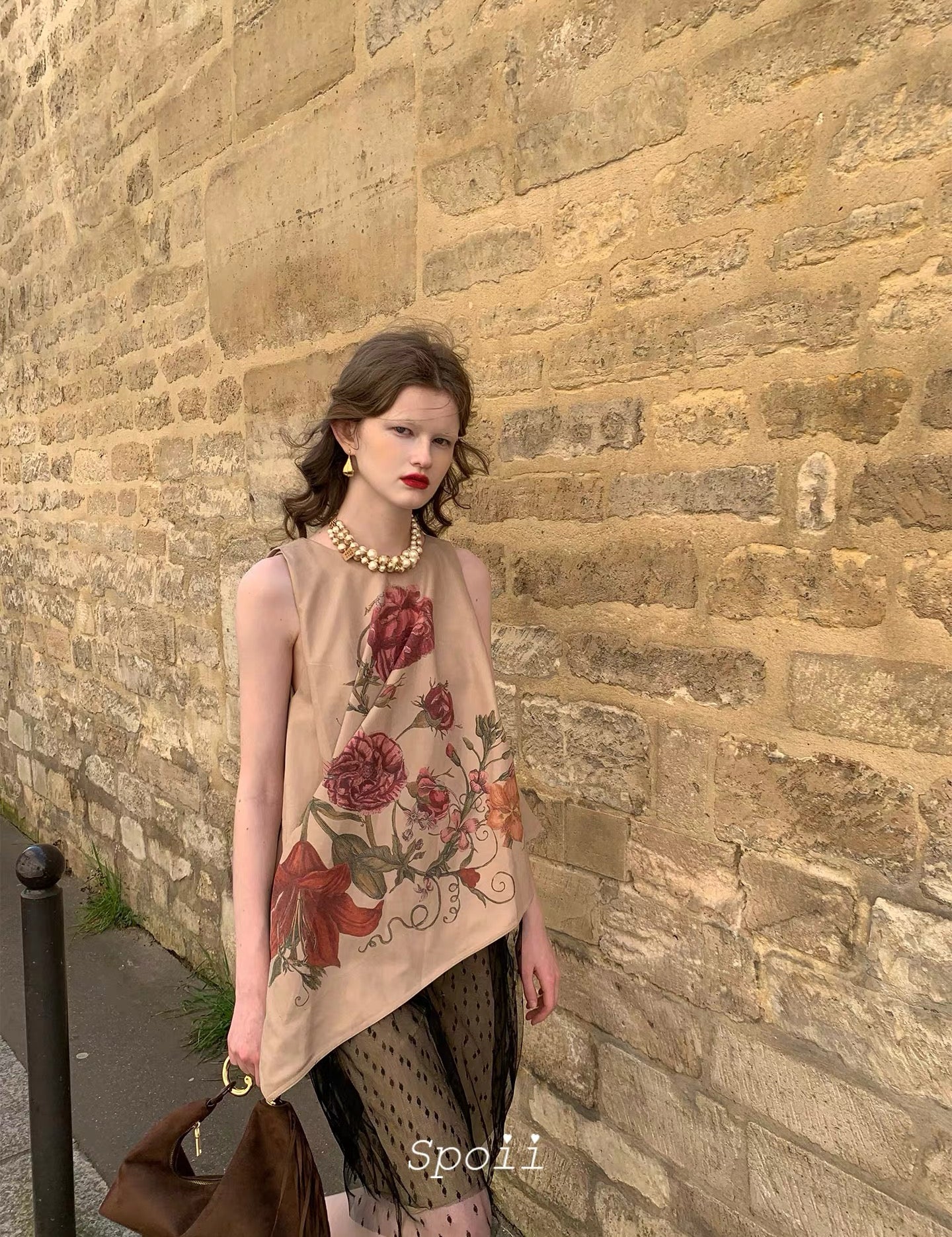 SPOII UNOSA Roseraie Noire Dress