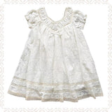 PacificPosition Sunday in Provence Vintage Lace Cotton Babydoll Dress