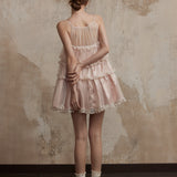 Fa Sogno Mélodie de Tulle Bellet Ruffle Dress