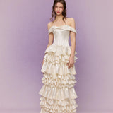 - Songe Atelier - Bourrée Ruffle Wedding Bridal Dress Tailor Made