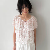 SicAstra Floral Rose Top