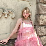Get trendy with [August Unicorn] I’m not just a girl - transparent outer mini dress Christmas - Dresses available at Peiliee Shop. Grab yours for $62 today!