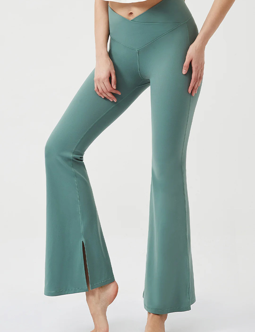 Get trendy with [Rexing x Peiliee Sport] Crossover High Waisted Flare Leggings with Pocket Yoga Pants -  available at Peiliee Shop. Grab yours for $56 today!