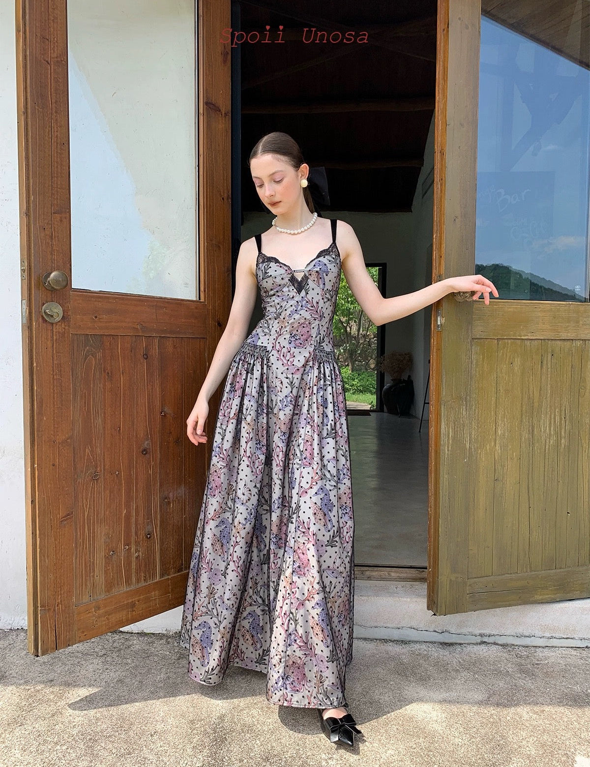 Get trendy with [SPOII UNOSA] Imperial Baroque French Lace Floral MIDI Dress Gown -  available at Peiliee Shop. Grab yours for $0.10 today!