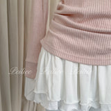 Get trendy with [Peiliee Design] Soft Girl Era 2 in 1 sweater mini dress - Apparel & Accessories available at Peiliee Shop. Grab yours for $45 today!