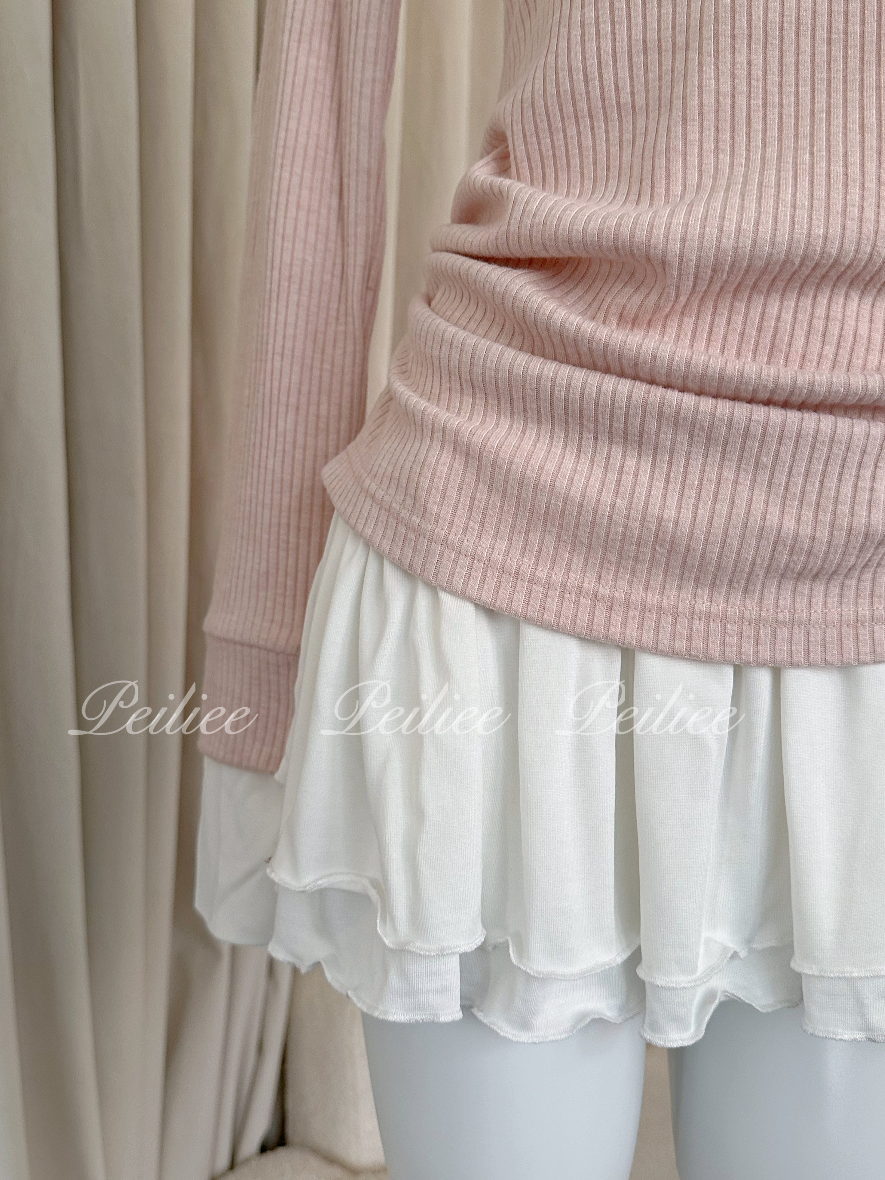 Get trendy with [Peiliee Design] Soft Girl Era 2 in 1 sweater mini dress - Apparel & Accessories available at Peiliee Shop. Grab yours for $45 today!