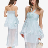 34Ounce Glacier Glow Halter Dress