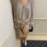 SPOII UNOSA Clair de Romance Ruffle Sleeve Blouse