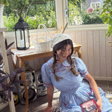 Blue Gingham Vintage 1997 Babydoll Dress