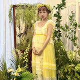 [August Unicron] Floral Lullaby Handmade Maxi Dress