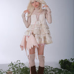 Get trendy with [Rose Island] Doll’s Dream mini dress -  available at Peiliee Shop. Grab yours for $62 today!