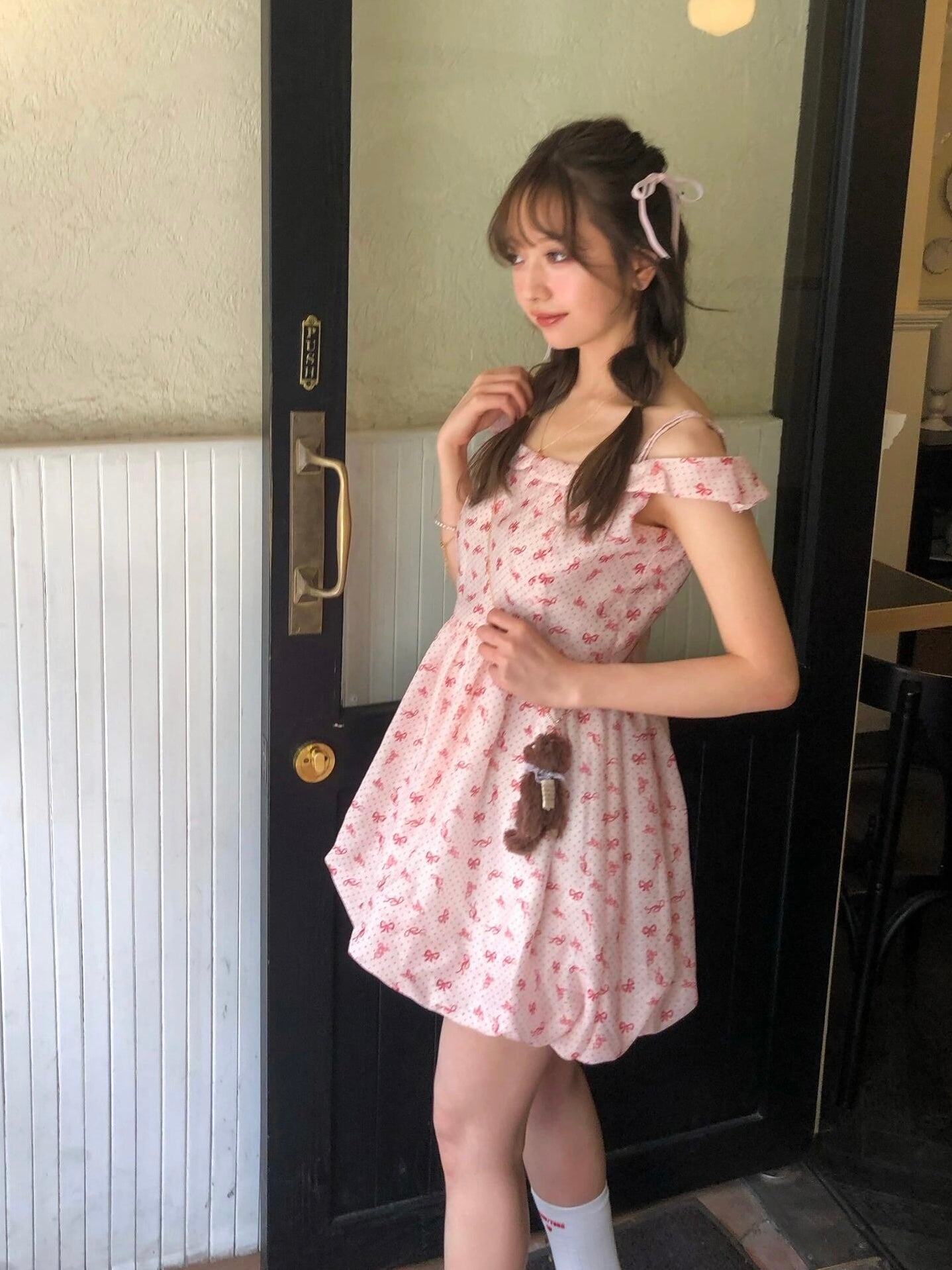 Get trendy with Rosy Doll Mini Dress - Dresses available at Peiliee Shop. Grab yours for $36.80 today!