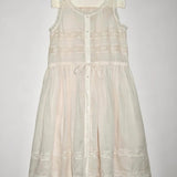 August Unicorn Swedish Summer 100% Linen Midi Dress