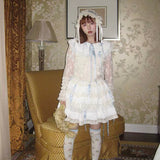 August Unicorn Rococo Lace 2 ways of wearing Cami top or mini skirt