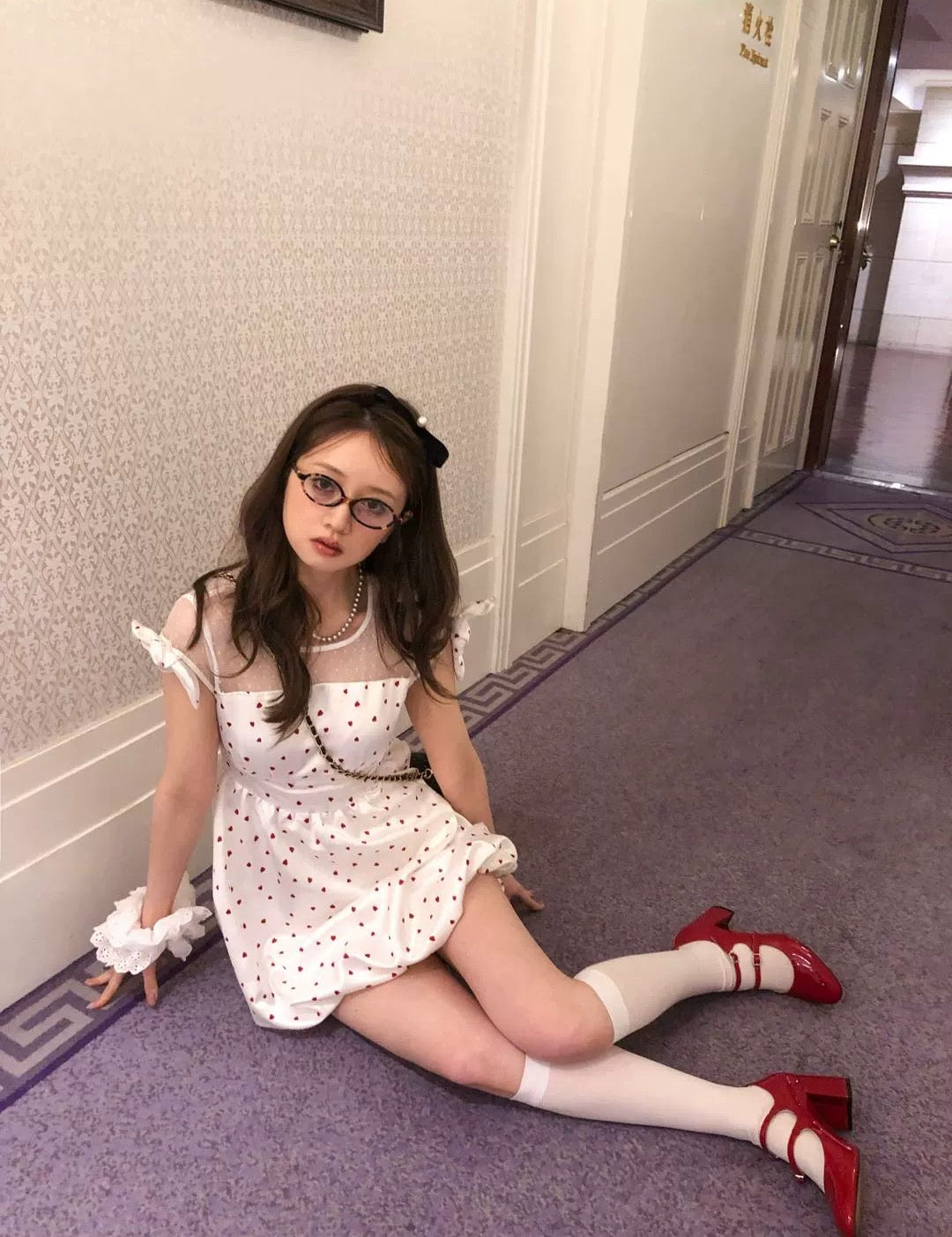 Get trendy with Candy Hearts Satin Mini Dress - Dresses available at Peiliee Shop. Grab yours for $38.80 today!