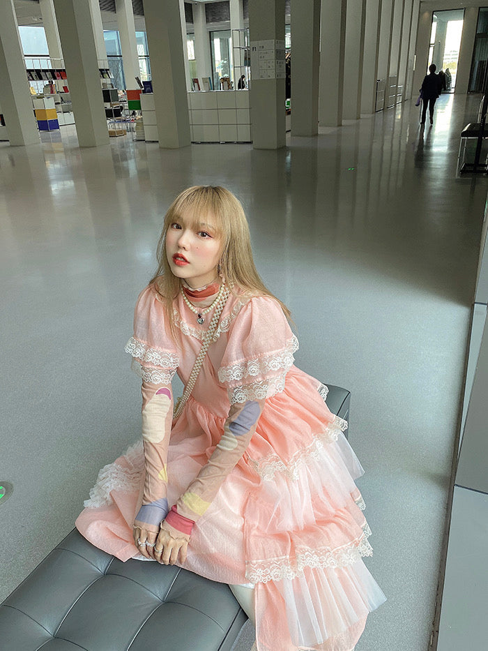 Get trendy with [August Unicorn] Strawberry shortcake lace midi dress - Dresses available at Peiliee Shop. Grab yours for $125 today!