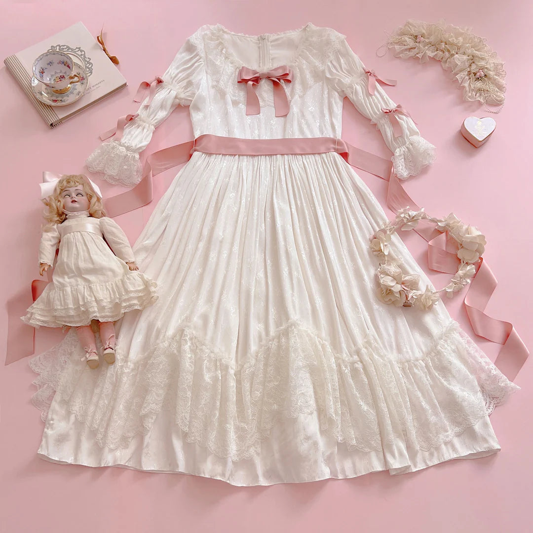 Get trendy with [Le Flacon] [Pre-order] 'French Doll' Rococo-inspired One-piece Dress -  available at Peiliee Shop. Grab yours for $219 today!