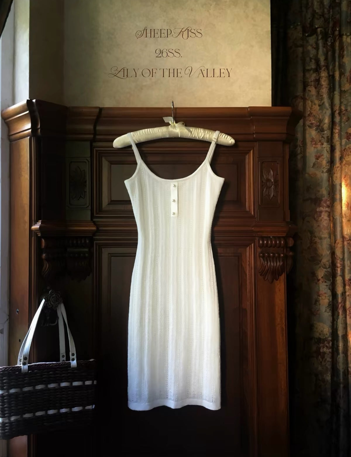 SheepKiss Lily of the Valley Merino Wool Blend Knit Dress