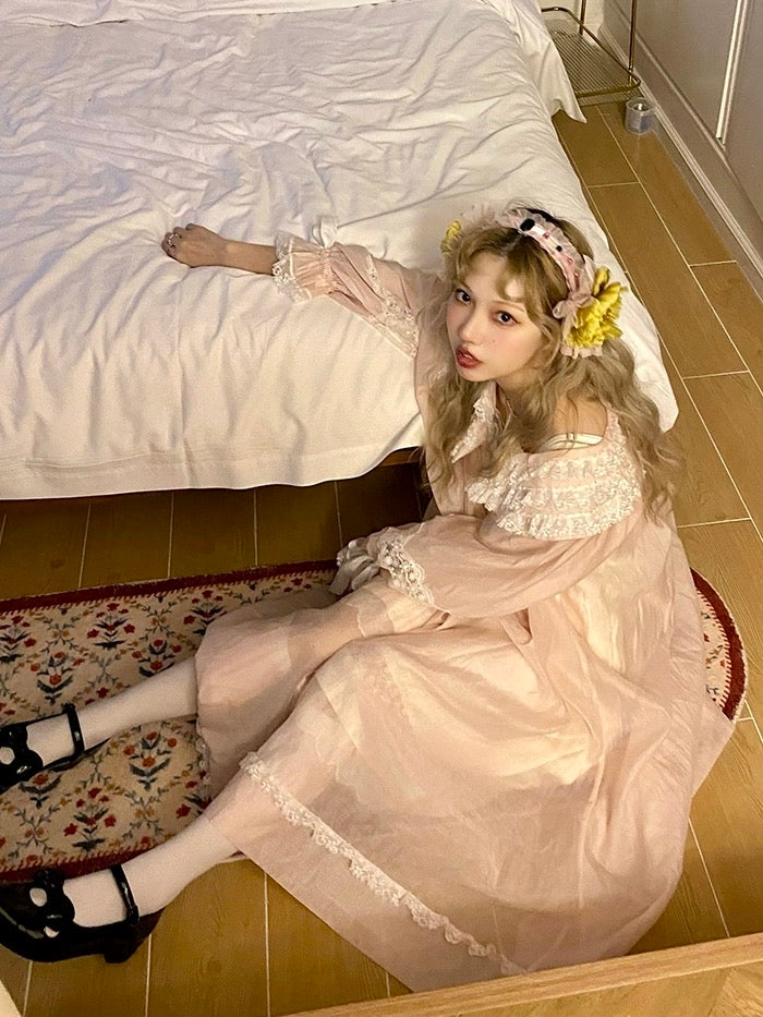 Get trendy with [August Unicorn] Silk Dreamland Robe Dress - Dresses available at Peiliee Shop. Grab yours for $160 today!