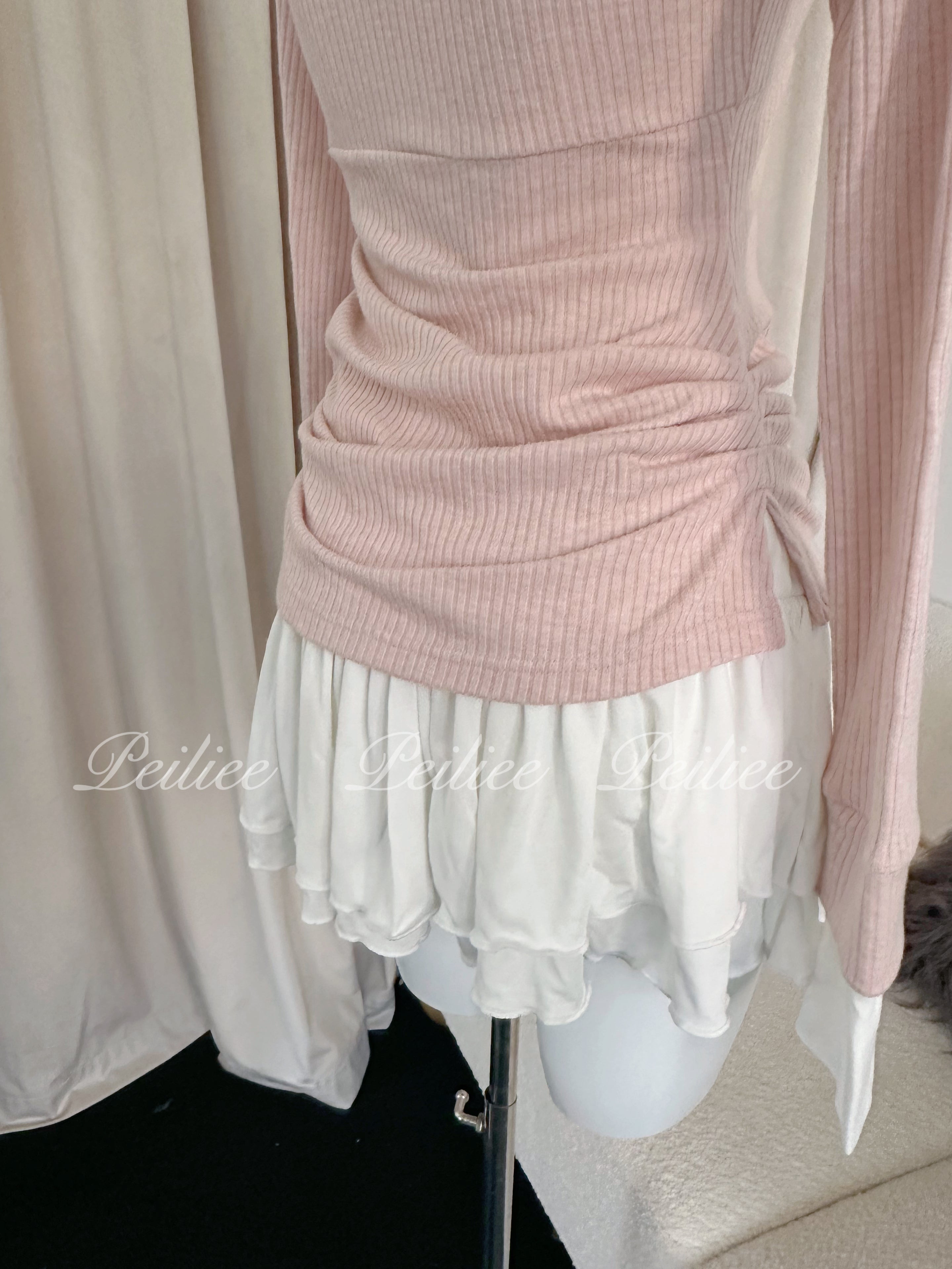 Get trendy with [Peiliee Design] Soft Girl Era 2 in 1 sweater mini dress - Apparel & Accessories available at Peiliee Shop. Grab yours for $45 today!