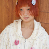 Sleepy Fairy Floral Deer Hoodie And Flare Pants Set