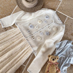 Get trendy with Snow White’s Floral Knitted Cardigan - Sweater available at Peiliee Shop. Grab yours for $23 today!