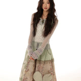 Rose Island Forest Waltz Lucky Clover Skirt
