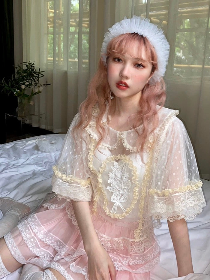 Get trendy with [August Unicorn] The blooming dream crop top and skirt set - Dresses available at Peiliee Shop. Grab yours for $116 today!